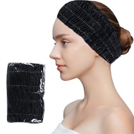 Disposable Headband for Facials Disposable Skincare Headband Elastic Facial Headband for Women Girls