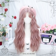 Boss's Wig Full Headgear Wig Long Curly Hair Black Long Straight Lolita Lolita Wig20251016