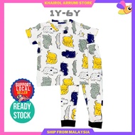 (1-6Y) Baju Tidur Budak / Kanak Kids Pyjamas Girls 1-6 Years  Baju Budak Perempuan Lengan Panjang Murah Viral Borong