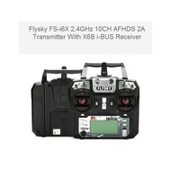 DR โดรน รีโมทบังคับวิทยุยี่ห้อ Flysky - i6X  2.4GHz 10ch พร้อมรีซีฟ iA6B เครื่องบิน เฮลิคอปเตอร์ โดรน หุ่นยนต์ Drone เครื่องบินบังคับ
