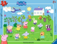 Ravensburger Children's Puzzle 05697 - Skipping Rope with Peppa Pig - 11 Pieces Peppa Pig Frame Puzz