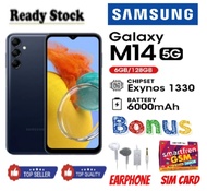 PROMO HP!! Samsung Galaxy M14 5G RAM 6/128GB NFC FULLSET Bergaransi
