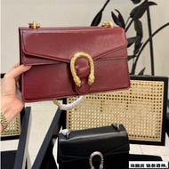 DIONYSUS DIONYSUS Bacchus Bag Chain Bag Cowhide Female Bag GG333333-110SE