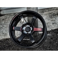 New Car Sport Rim RAYS VOLK RACING (VR) TE37SL SONIC 17X8J 5x112 5x114 ET38 - READY STOCK