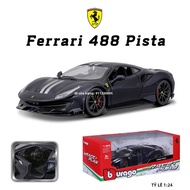 Bburago Tỉ Lệ 1:24 Cao Cấp Xe Thả Mô Hình Ferrari F50 Enzo 250 GT 488 Pista Stradale Xe Hợp Kim Sưu