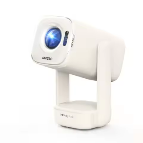 Portable Outdoor Movie Projector with WiFi and Bluetooth Built-in APPS Native 1080P HDR10 4K Support