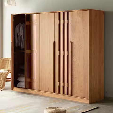 Modern Ideas Elegant Wardrobes Wood Sliding Doors Wooden Clothes Closet Wardrobes Organizer Luxury S