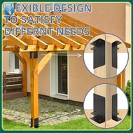[yingchuanshui.my] Wood Fence Post Base Fit 2x4,,6x6 Post for Pergola, Mailbox Post