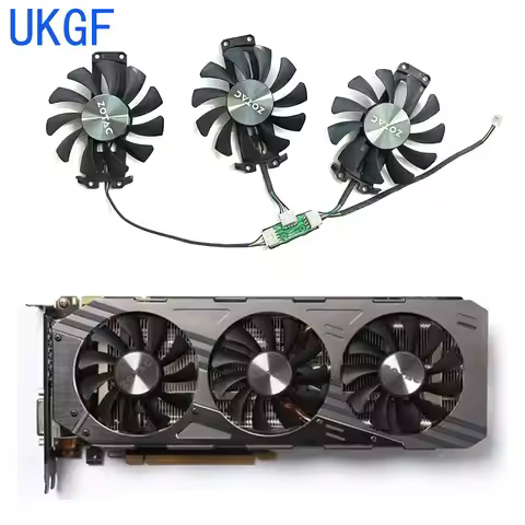 Brand new 75MM 4PIN GA81S2U GTX970 980 GPU fan for ZOTAC Geforce GTX 980-4GD5 GTX 970 AMP 4G graphic