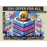 SHARED WEB HOSTING SERVICES 50%OFFNOW