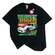 OSSU TSHIRT NASCAR - RUSTY WALLACE COMBED 24s KAOS KATUN