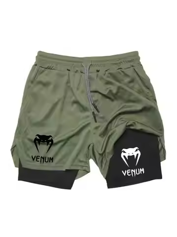2026 Summer Sports Shorts 2-in-1 Gym Running Shorts Slow Running Casual Sportswear Fitness Double La