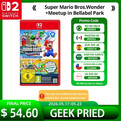 Nintendo Switch 2 Games Deals - Super Mario Bros. Wonder + Meetup in Bellabel Park - Nintendo NS2 Ph