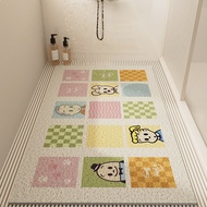 YEYA พรมปูพื้นห้องน้ำกันน้ำกันลื่นลายผลไม้การ์ตูน