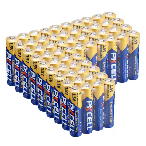 60PC PKCELL R03P UM4 AAA Battery 1.5V carbon Bateries 3A Heavy Duty Batteries forset top box,Oximete