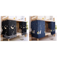 Dust-proof Bed Top Curtain For Upper Bunk Beds Made Of High-quality Polyester Material