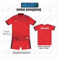 [ Free Sablon Nama ] Baju Olahraga Anak-Anak/ Jersey Futsal Anak