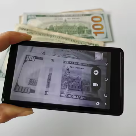 4 Inches Touch Screen Portable IR INFRARED CAMERA MONEY DETECTOR With 8G Memory Card Fake notes Dete