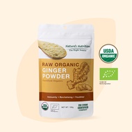 Nature's Nutrition Raw Organic Ginger Powder 100g