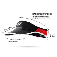 WRELS Mũ chống nắng rỗng Chống tia cực tím Lưỡi vịt khô nhanh Quần vợt màu sắc phù hợp # ME-C64