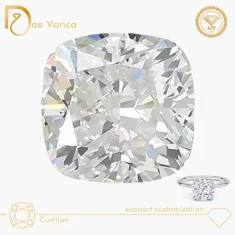 Cushion Cut DE Lab Grown Diamond VS/VVS 1.0-6.0ct CVD/HPHT Lab Created Loose Diamonds IGI Certificat