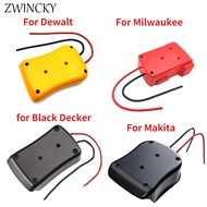 ZWINCKY Battery Adapters For Makita/Bosch/Milwaukee/Dewalt/Black&Decker 18V Power Connector Adapter 