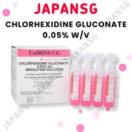 [Unirins] Chlorhexidine Gluconate 0.05% w/v Irrigation Solution 25ml x 20s
