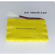 9.6v 700mAh 2pin Battery Rechargeable for RC