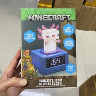 Minecraft Axolotl Digital Alarm Clock & Night Light