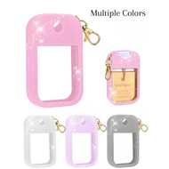 Touchland 1oz (30ml) Hand Sanitizer Spray Protective Case, Shiny Silicone Spray Bottle Anti-Drop Ant