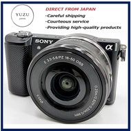 Pre-owned Product SONY Alpha a5000 ILCE-5000L Black Mirrorless Digital Camera Lens Kit SELP1650 16-5
