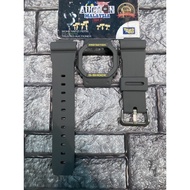 BNB DW5600 GREY WORDING KUNING + BUCKLE JAPAN FOR ORIGINAL GSHOCK