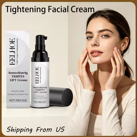 Eelhoe 30g Tightening Facial Cream Nourish Refreshing Fade Fine Lines Llifting Relieves Puffiness Hy
