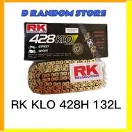 RK JAPAN ERO KLO ORING CHAIN 428H 132L RANTAI SPROCKET Y15 Y16 LC135 4S 5S EX5 DREAM RS150 RSX150 VF