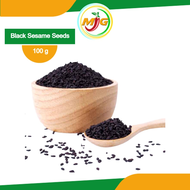 Ez Bizy Lengah Hitam / Black Sesame Seeds - 100g Bijan Hitam Ellu Herbs Rempah Ratus 黑芝麻