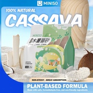 Miniso Cassava Cat Litter Natural Plant Sand Litter Non Sticky Tapioca Dust Free Pasir Kucing Promo