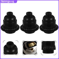 3pcs Keyless E26 Light Socket E26 Lamp Socket Replacement E26 Lamp Holder (US Plug) kevvga