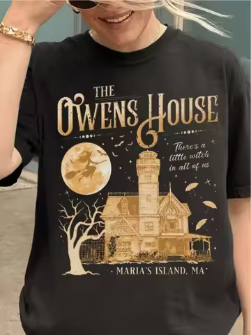 Women'S Owens House Salem Witch Gothic Vintage Haunted House Costume with Maria'S Island MA Mansion