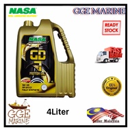 NASA GD7 Fully Synthetic Engine Oil 5W40 4L Minyak Hitam Fully Synthetic Car Engine Oil