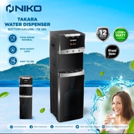 Dispenser tinggi galon bawah 3 kran panas dingin normal dispenser air niko takara TB3B/TB3BK
