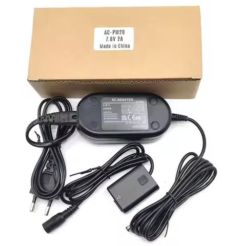 NP-FW50 DC Coupler AC-PW20 Power Adapter for Sony NEX-5 Nex6 NEX7 7R SLT-A65 A77 II A3000 A5100 A630