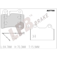 LPB Brake pad ReaR NA07700VW Touareg 7L 3.2 2'-06',VW Touareg 7L 3.6 FSI 05'-10'