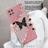 Oppo A15 Case / A15s - Casing Oppo A15hp / A15s - (butterfly) - hp - Casing hp - Oppo A15 Softcase /