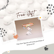 Free Farm Figurine with Every Purchase of Terrarium Kit