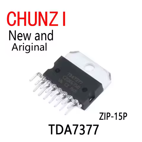 2pcs New and Original Amplifier IC Original Authentic ZIP-15P TDA7377