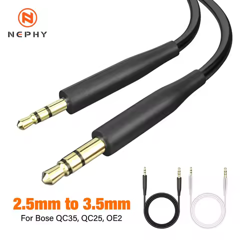 Replacement Audio Cords for Bose QuietComfort45 QC25 QC35ii QC35 QC45 700 NC700 OE2 OE2i Soundlink S