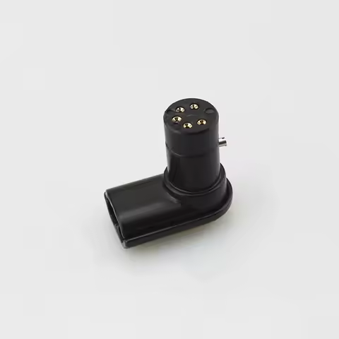 Audiocrast 5pin DIN female 90 Degree Right Angled SME Connect socket Vinyl LP Phono 5 pin For SME Au