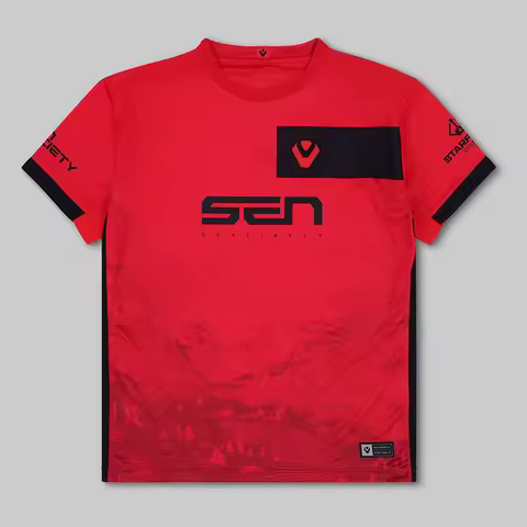 Valorant Sentinels Esports Gaming Uniform Training Short Sleeve T-Shirt Boys O Neck Sweatshirt Runni