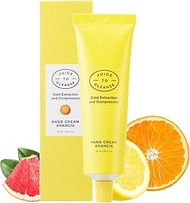 BYEARTH JUICE TO CLEANSE Hand Cream Arancia 50ml / 1.69 fl.oz. - Citrus Scented Hydrating Hand Cream