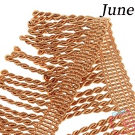 JUNEGOODS Fringe Trim, Bullion Fringe Trim Gold Bullion, DIY Decoration DIY Sewing Decoration Sofa